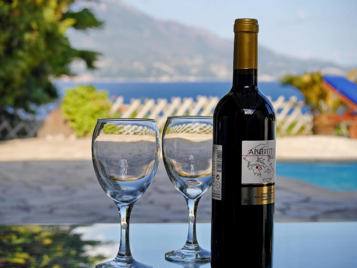 Villa Afroditi, Spartia, Kefalonia Livathos  Kültér fotó