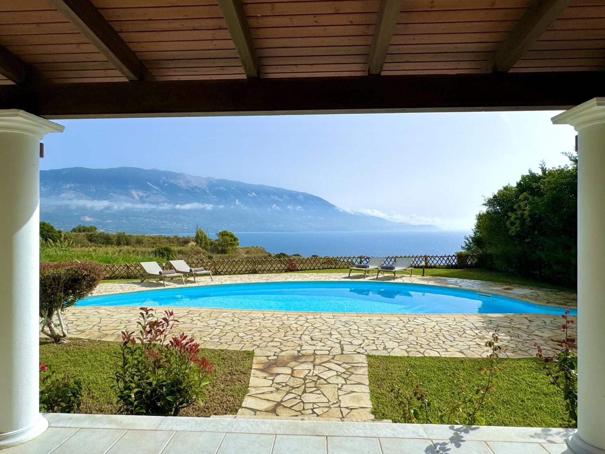Villa Afroditi, Spartia, Kefalonia Livathos  Kültér fotó